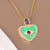 Minimalist Heart Stainless Steel Electroplating Necklaces