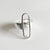 925 Sterling Silver Women IG Style Circle Silver Silver Plating Rings