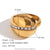 Minimalist Fashion Ellipse Stripe Geometric Stainless Steel 18K Gold Plated Rings