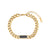 Women Geometric Stainless Steel 18K Gold Plated Bracelets