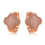 Women Geometric Metal Copper Stud Earrings