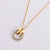 Women Minimalist Metal Butterfly Flower Titanium Steel Gold Plating Necklaces