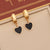 Fashion Heart Stainless Steel Electroplating Necklaces