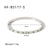 IG Style Quadrilateral Stainless Steel Electroplating Bangles