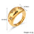 Fashion Star Geometric Stainless Steel 18K Gold Plated Rings