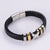 Retro Men Vintage Metal Leather Bangles