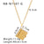 IG Style Heart Geometric Stainless Steel Electroplating Necklaces