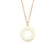 Minimalist Round Geometric Stainless Steel 18K Gold Plated Necklaces