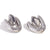 Fashion Stripe Round Geometric Stainless Steel Electroplating Earrings