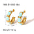 IG Style Bamboo Geometric Stainless Steel Electroplating Earrings