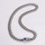 Expressive Stripe Stainless Steel Electroplating Necklaces