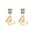 Geometric Stainless Steel 18K Gold Plated Earrings