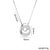 Letter Text Number Titanium Steel 18K Gold Plated Necklaces