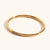 Minimalist Women Circle Geometric Stainless Steel 18K Gold Plated Rings