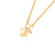 Fashion Bowknot Heart Heart Stainless Steel Electroplating Necklaces