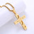 Unisex Hip Hop Cross Cross Titanium Steel Electroplating Pendants