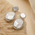 Irregular Geometric Copper Electroplating Stud Earrings