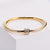 Women Diamond Rhombus Stainless Steel Bangles