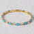 Japanese / Korean Women Tennis / Diamond Line Zircon Diamond Inlay Bracelets