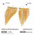 IG Style Tassel Stainless Steel Electroplating Earrings