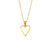 Fashion Round Geometric Acrylic 18K Gold Plated Necklaces