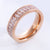 Korean Tennis / Diamond Line Circle Stainless Steel Electroplating Rings