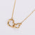 Minimalist Heart Heart Stainless Steel Electroplating Necklaces