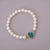 Women Pearl Leaf Pearl Bracelets