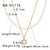 IG Style Round Heart Geometric Stainless Steel Electroplating Necklaces