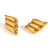 Fashion Quadrilateral Geometric Stainless Steel 18K Gold Plated Stud Earrings