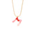 Fashion Letter Letter Text Number Stainless Steel Oil Dripping Necklaces