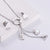 Women Metal Zodiac Sign Stainless Steel Electroplating Necklaces