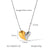 IG Style Heart Heart Stainless Steel Electroplating Necklaces