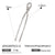 Twisted Geometric Stainless Steel Electroplating Hair Pins