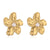 Irregular Geometric Stainless Steel Electroplating Stud Earrings