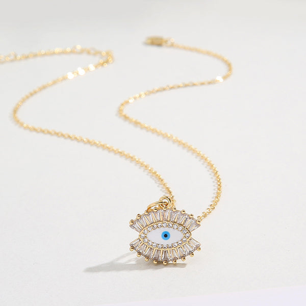 Women Eye Eye Copper Electroplating Necklaces