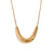 Minimalist Circle Geometric Stainless Steel 18K Gold Plated Necklaces