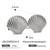 Shell Stainless Steel Electroplating Hair Clips