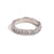 Expressive Fashion Circle Geometric Stainless Steel Electroplating Rings