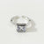 925 Sterling Silver Women Vintage Retro Textured Silver Silver Plating Rings