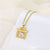 Women Minimalist Geometric Metal Stainless Steel Electroplating Necklaces