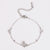 Women Minimalist Irregular Heart Stainless Steel Electroplating Bracelets