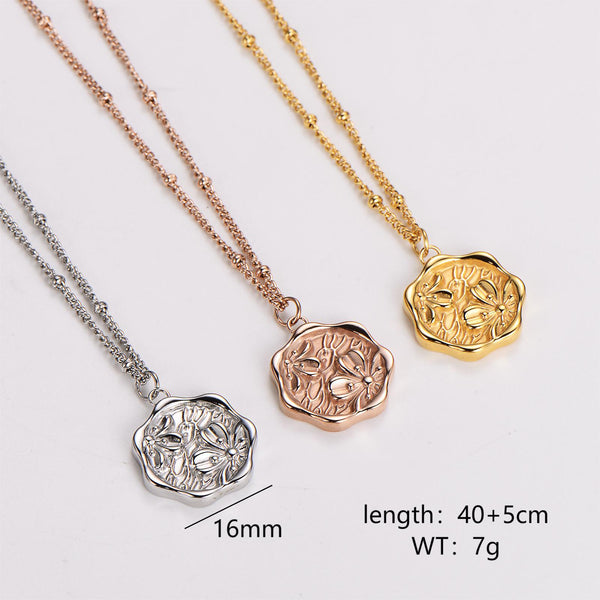 Fashion Stainless Steel Electroplating Necklaces