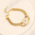 Women Fashion Heart Stainless Steel Electroplating Bracelets