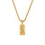 Fashion Geometric Stainless Steel 18K Gold Plated Necklaces