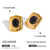 Fashion Hexagon Geometric Stainless Steel Electroplating Stud Earrings