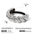 Twisted Stainless Steel Electroplating Hair Ties