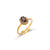 Fashion Moderate Luxury Ellipse Geometric Stainless Steel 18K Gold Plated Rings