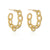 Women Irregular Geometric Copper Electroplating Earrings