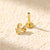 925 Sterling Silver Expressive Zodiac Sign Silver Electroplating Stud Earrings